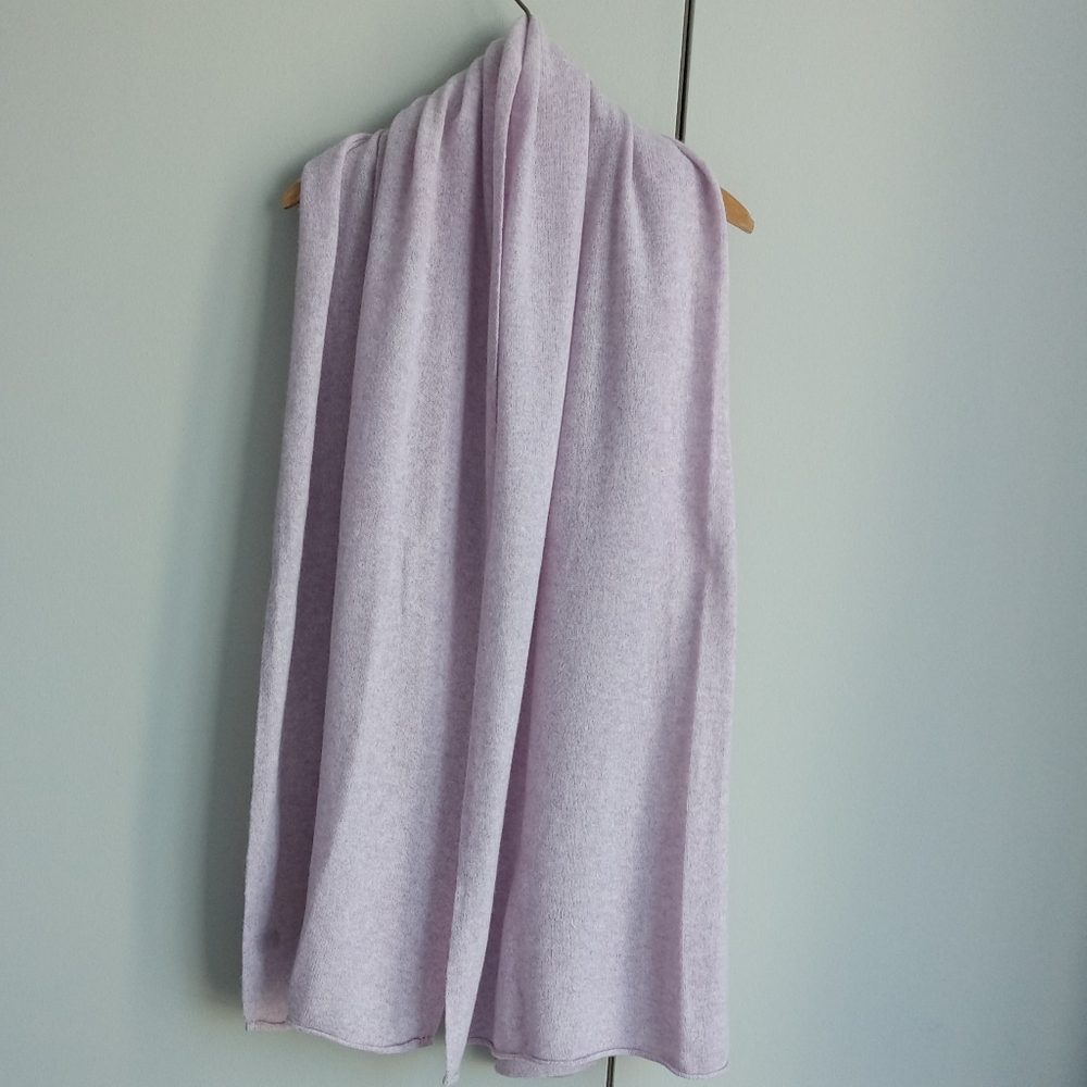 J Crew 100% Cashmere Oversized Wrap Dusty Mauve